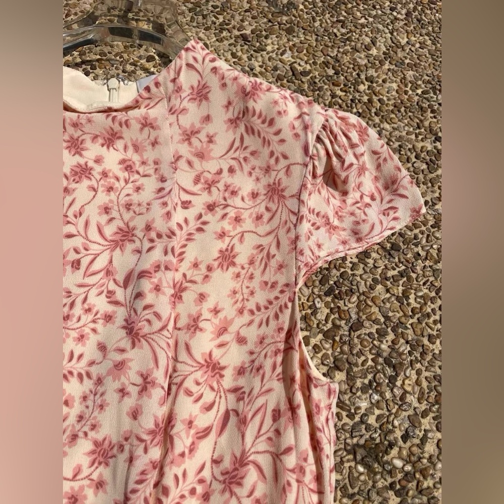 Reformation Maven Dress in Corrine Floral Pink Maxi Dress, 2 4 6 - Picture 8 of 14